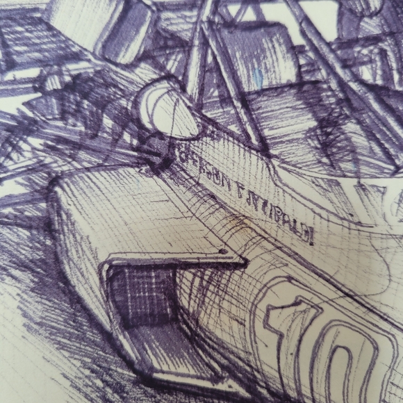 Original race car drawings - Picture 7 of 8